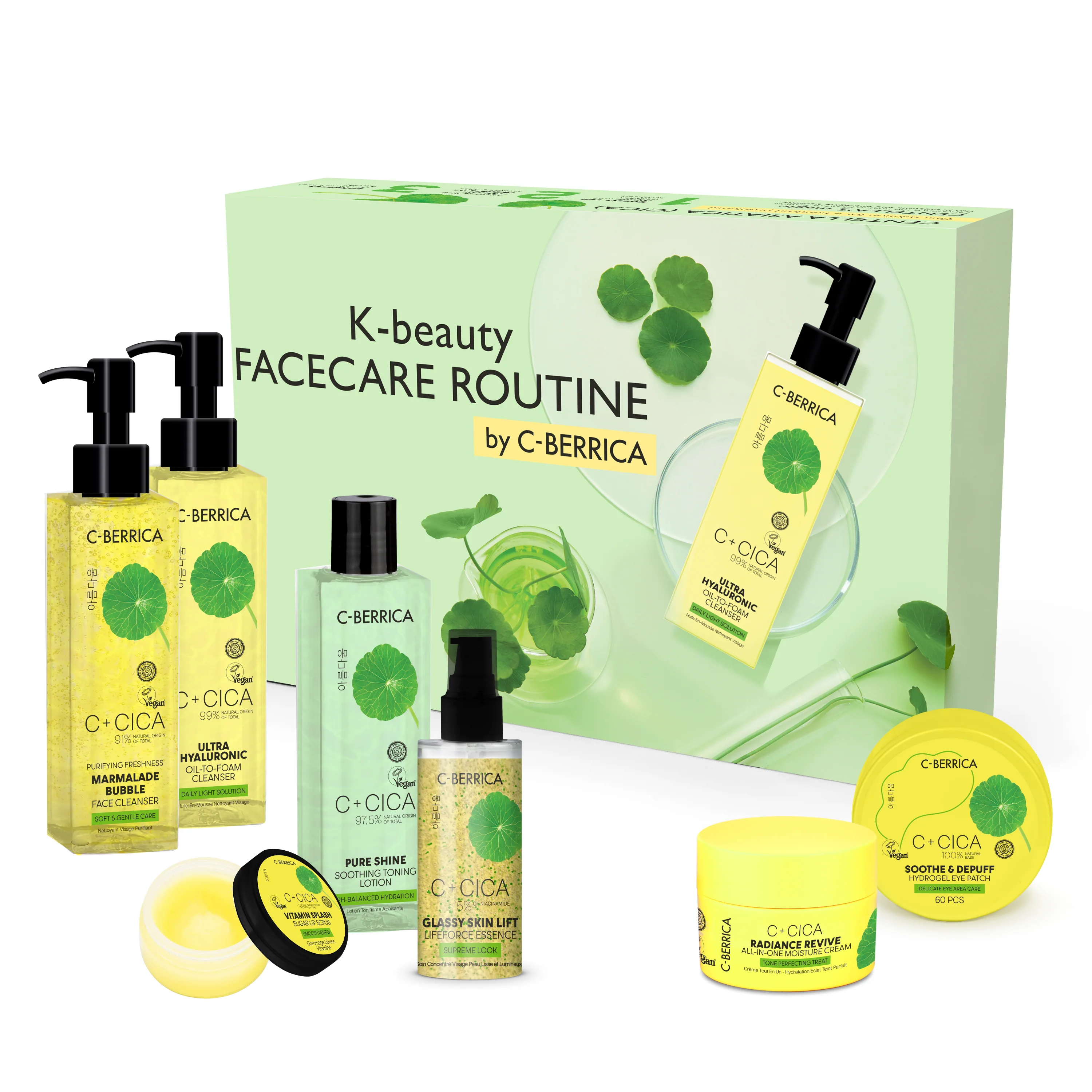 C+Cica C-Berrica 7-Step Routine For Glass & Luminous Skin (7pcs) - Image 4
