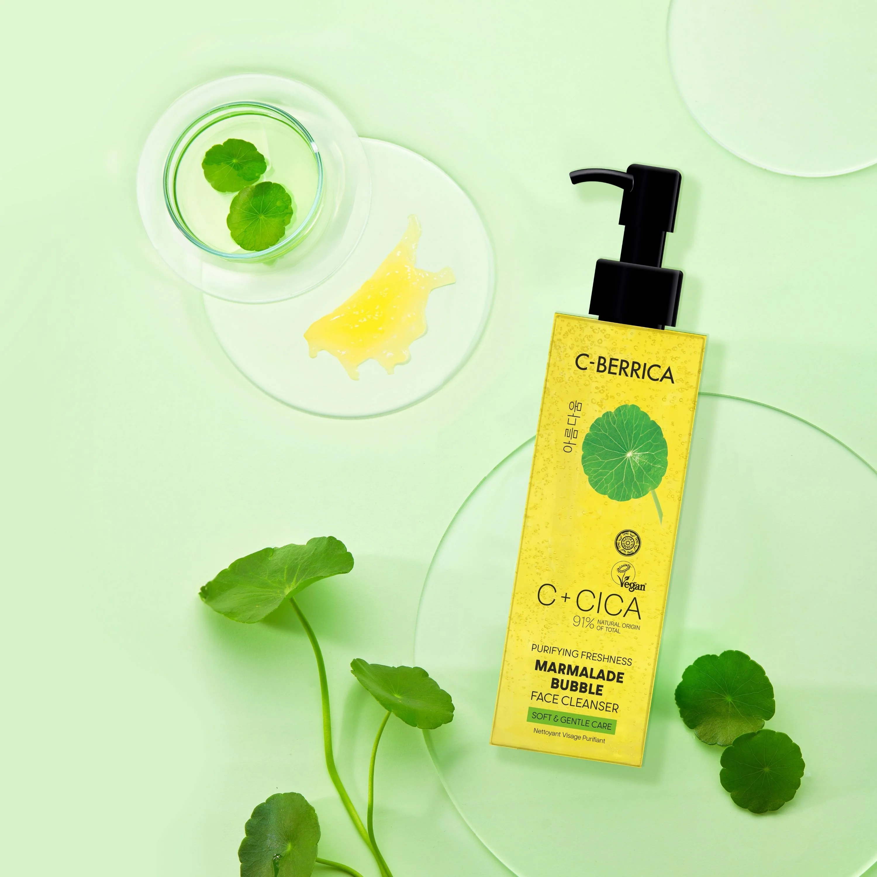 C+CICA C-BERRICA PURIFYING FRESHNESS MARMALADE BUBBLE FACE CLEANSER - soft & gentle care. (150ml) - Image 3