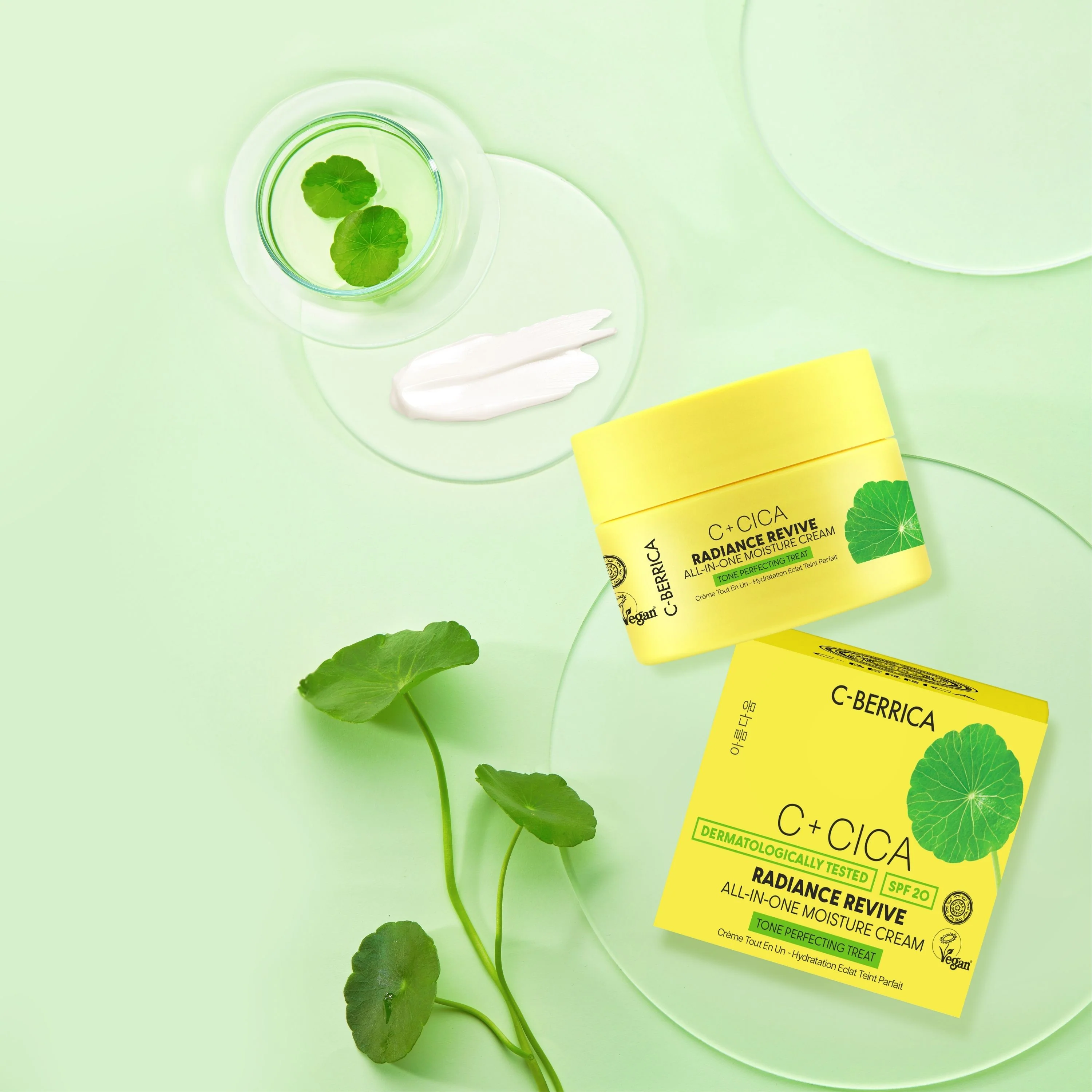 C+CICA C-BERRICA RADIANCE REVIVE ALL-IN-ONE MOISTURE CREAM - tone perfecting treat. (50ml) - Image 4