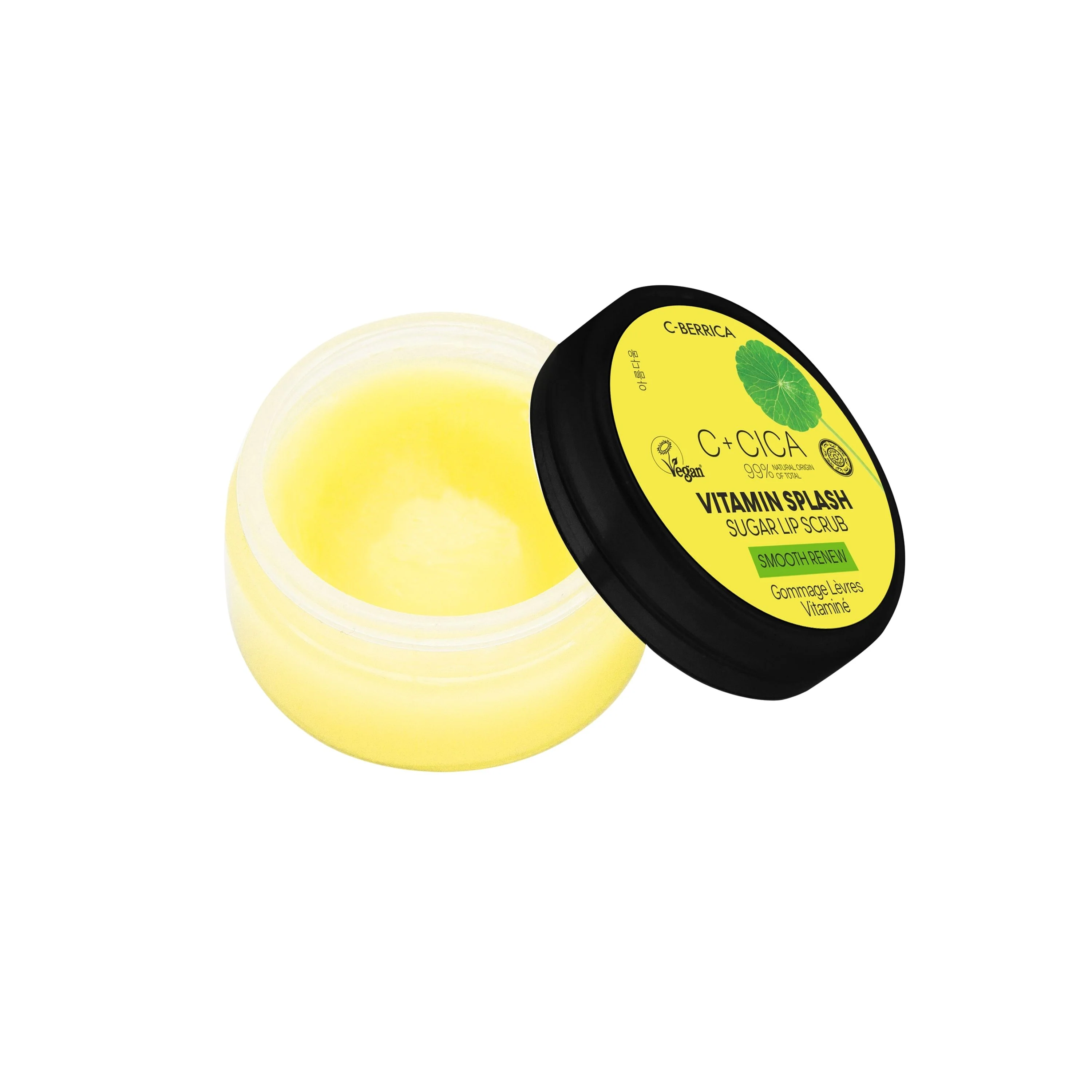 C+CICA C-BERRICA VITAMIN SPLASH SUGAR RENEW LIP SCRUB - smooth renew. (10ml) - Image 3