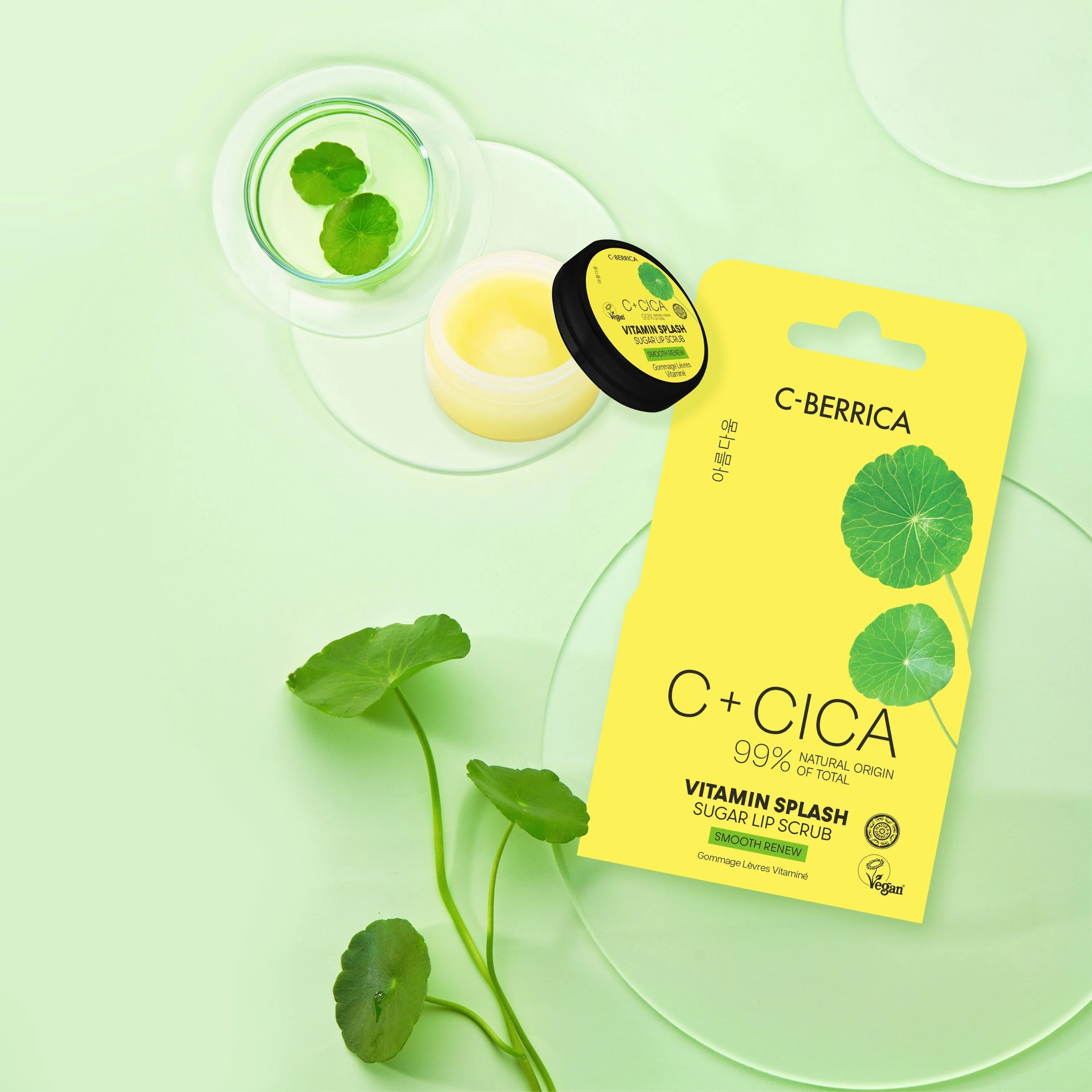 C+CICA C-BERRICA VITAMIN SPLASH SUGAR RENEW LIP SCRUB - smooth renew. (10ml) - Image 4