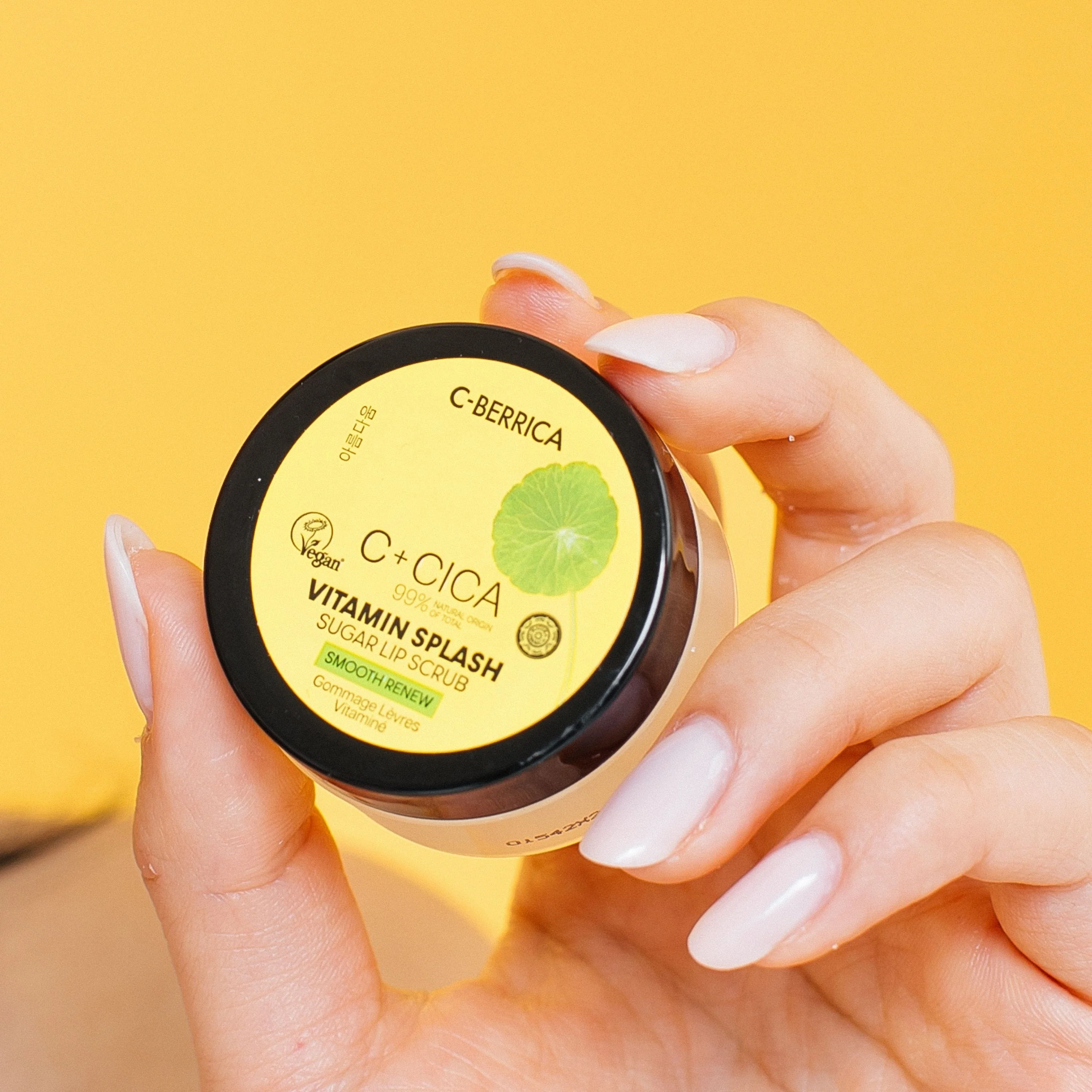 C+CICA C-BERRICA VITAMIN SPLASH SUGAR RENEW LIP SCRUB - smooth renew. (10ml) - Image 6