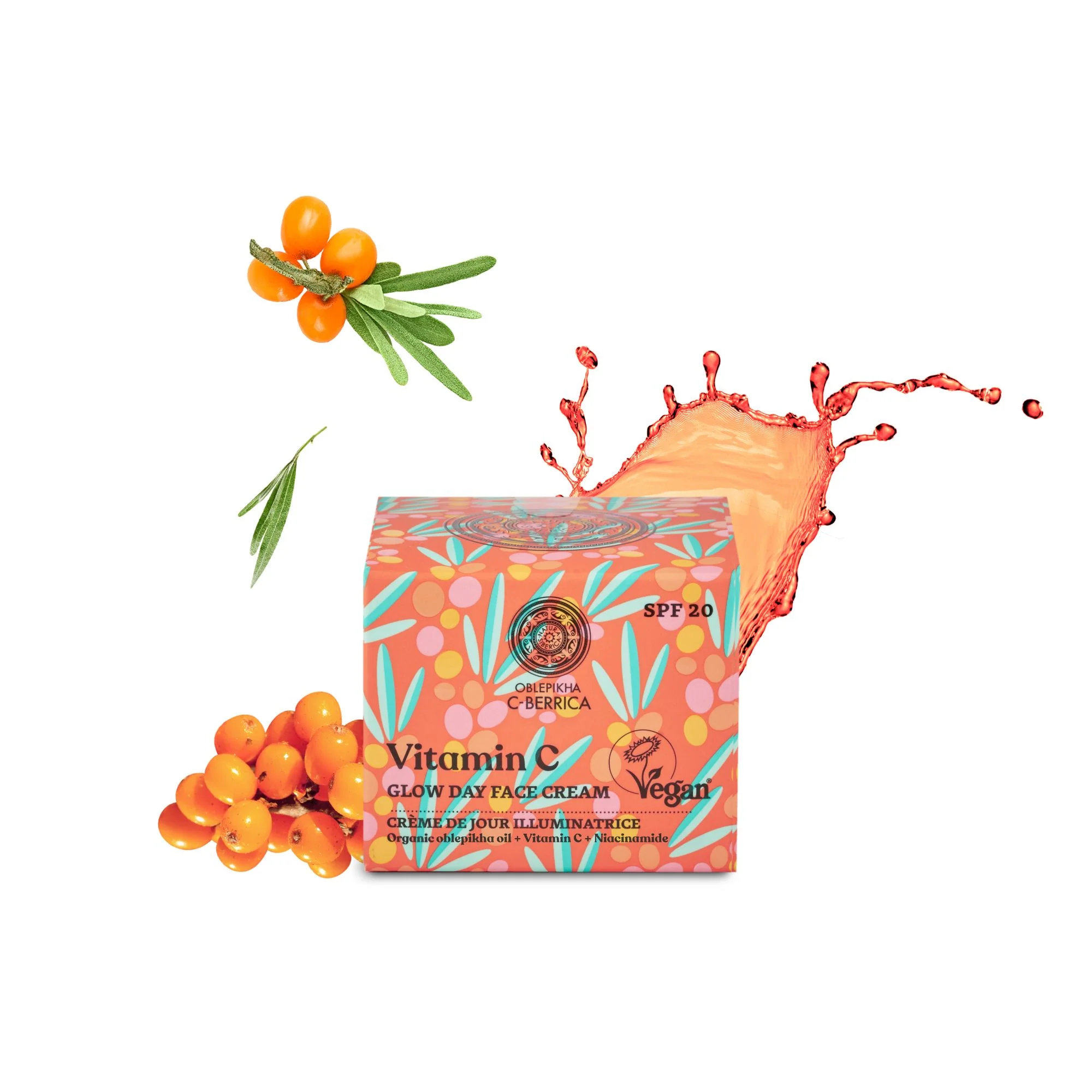 C-Berrica Glow Day Face Cream with SPF20, 50 ml - Image 4