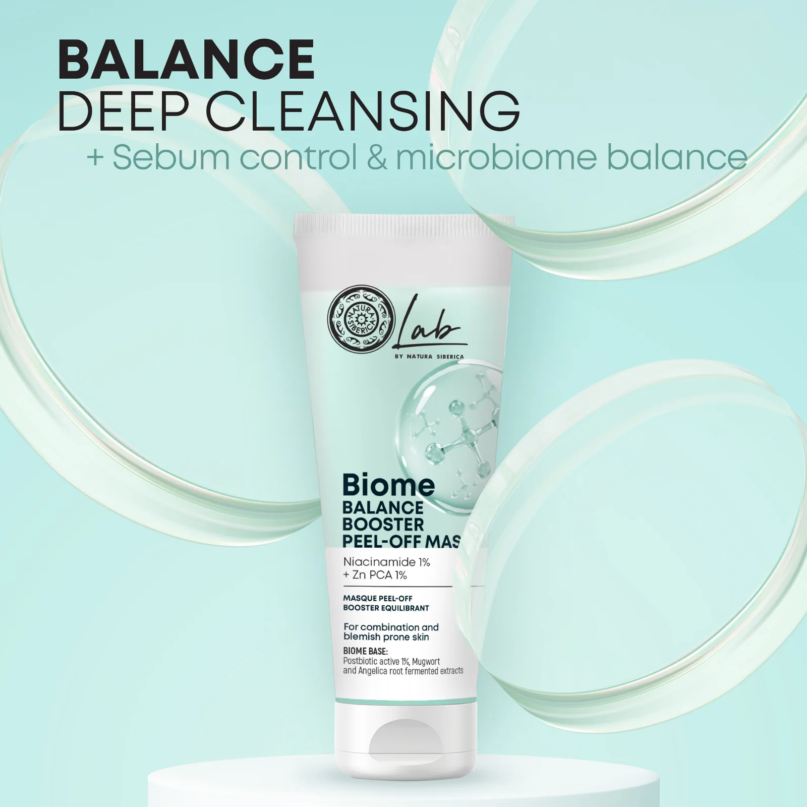 Lab by Natura Siberica Biome. Balance Booster Peel-Off Face Mask, 75 ml - Image 3