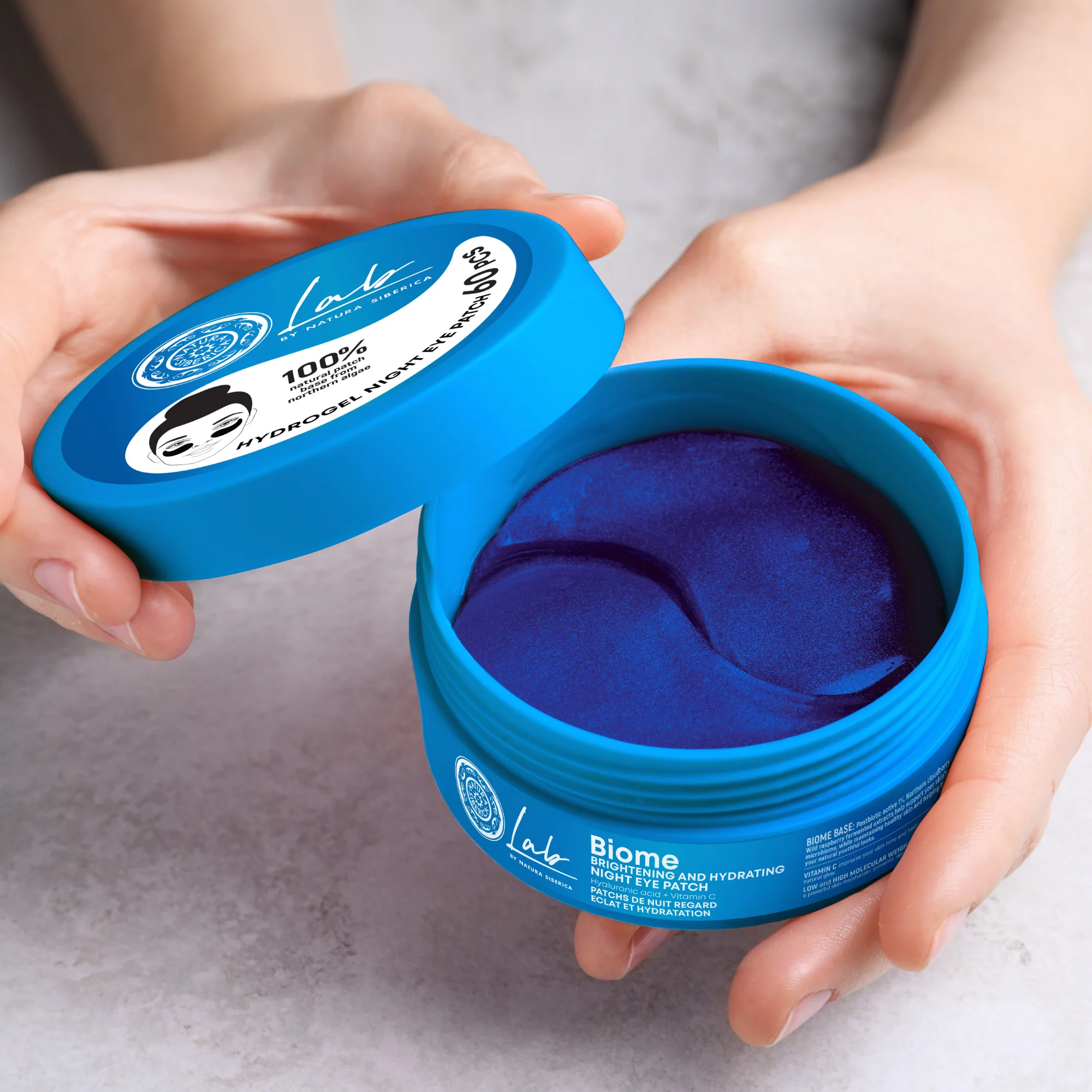 Lab by Natura Siberica Biome Brightening & Hydration NIGHT Eye Patch, 60pcs - Image 4
