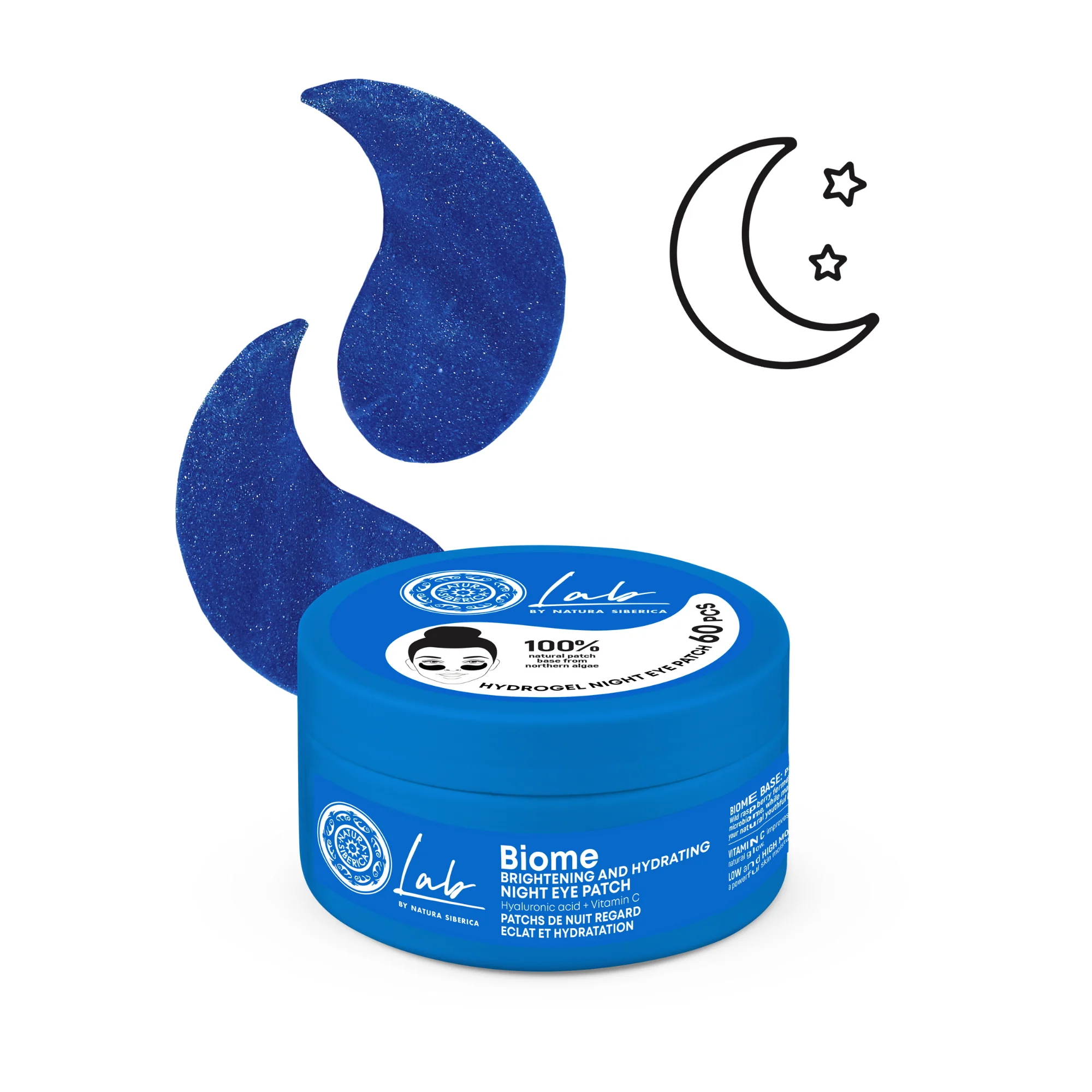 Lab by Natura Siberica Biome Brightening & Hydration NIGHT Eye Patch, 60pcs - Image 5
