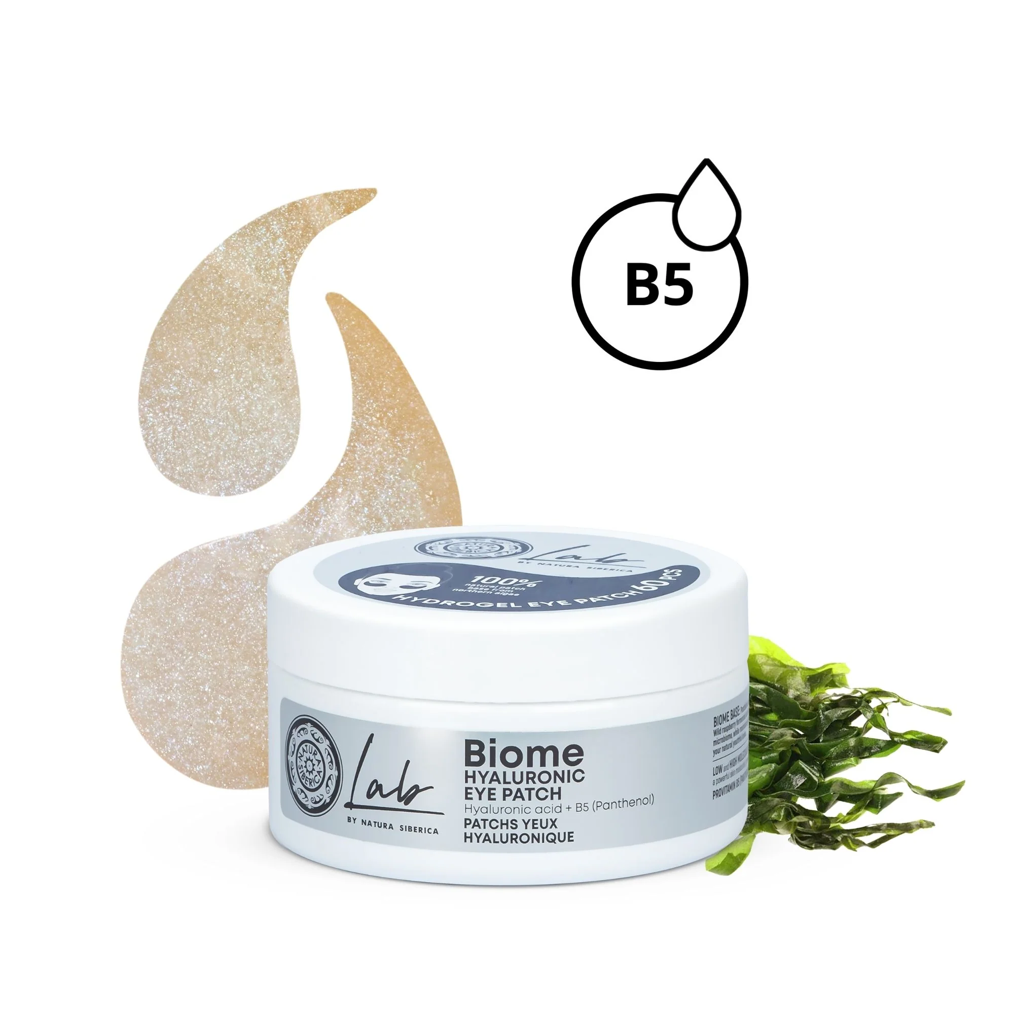Lab by Natura Siberica Biome. Hyaluronic Eye Patch Eye Patch, 60 pcs - Image 3
