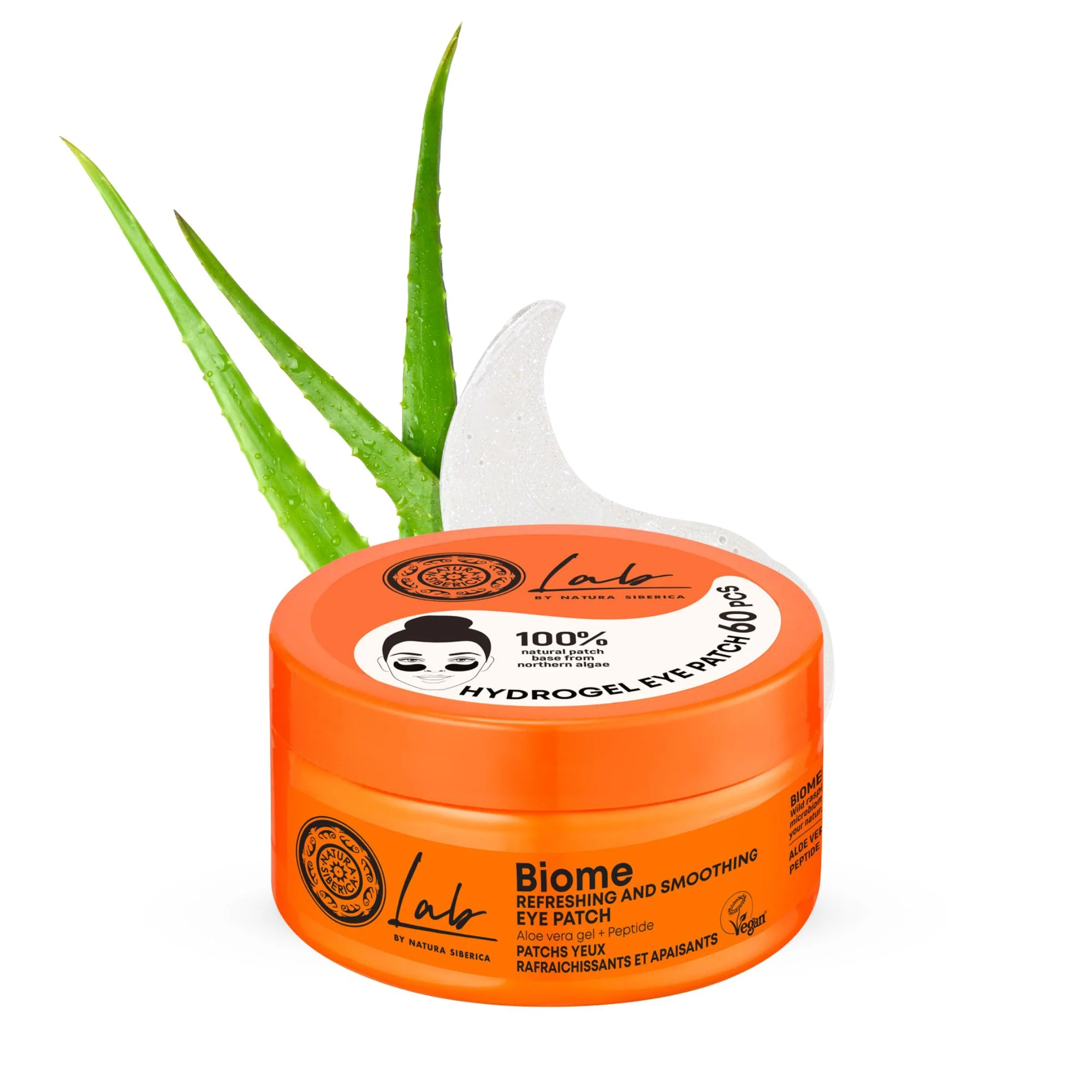 Lab by Natura Siberica Biome Refreshing & Smoothing Eye Patch, 60pcs - Image 3