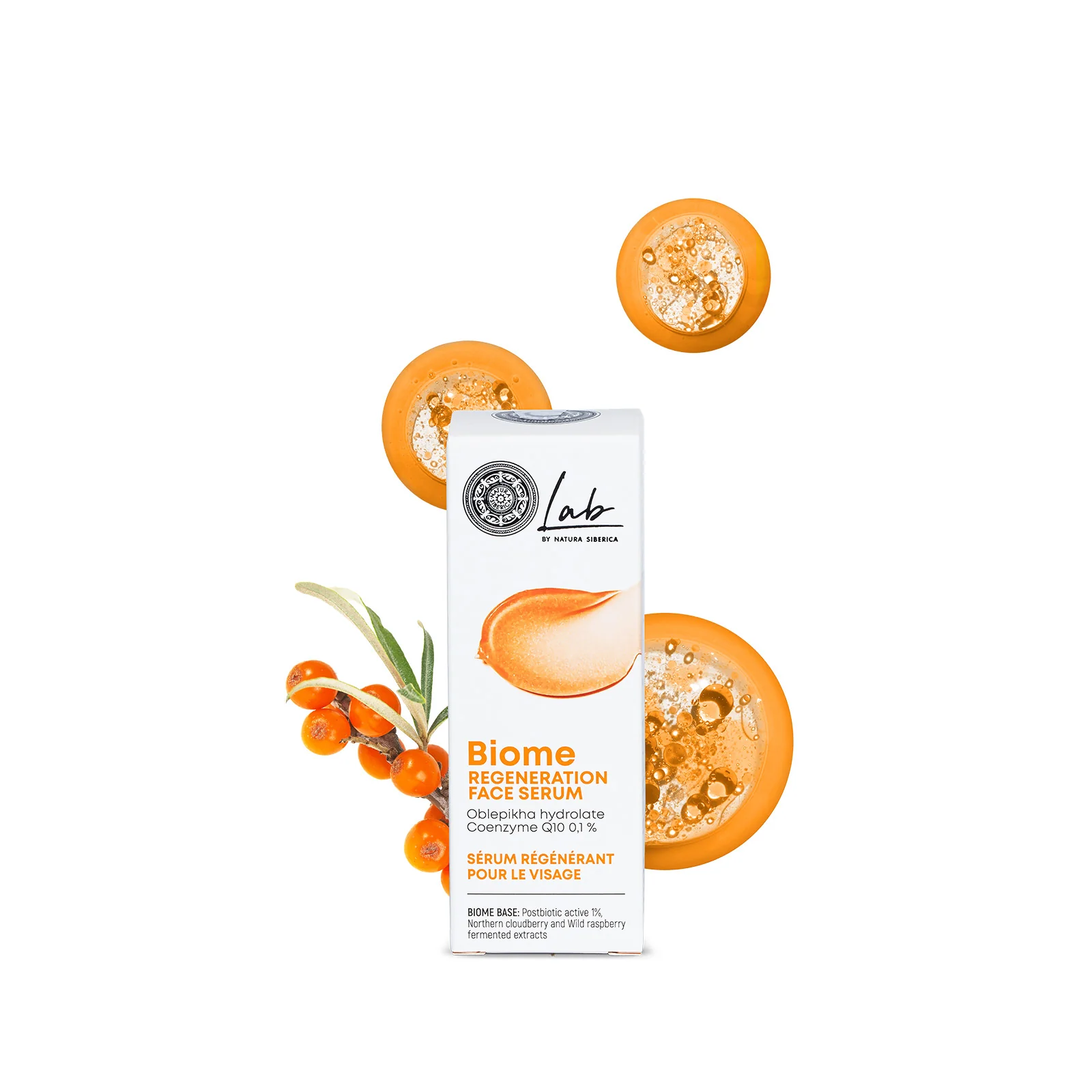 Lab by Natura Siberica Biome. Regeneration Face Serum, 30 ml - Image 4