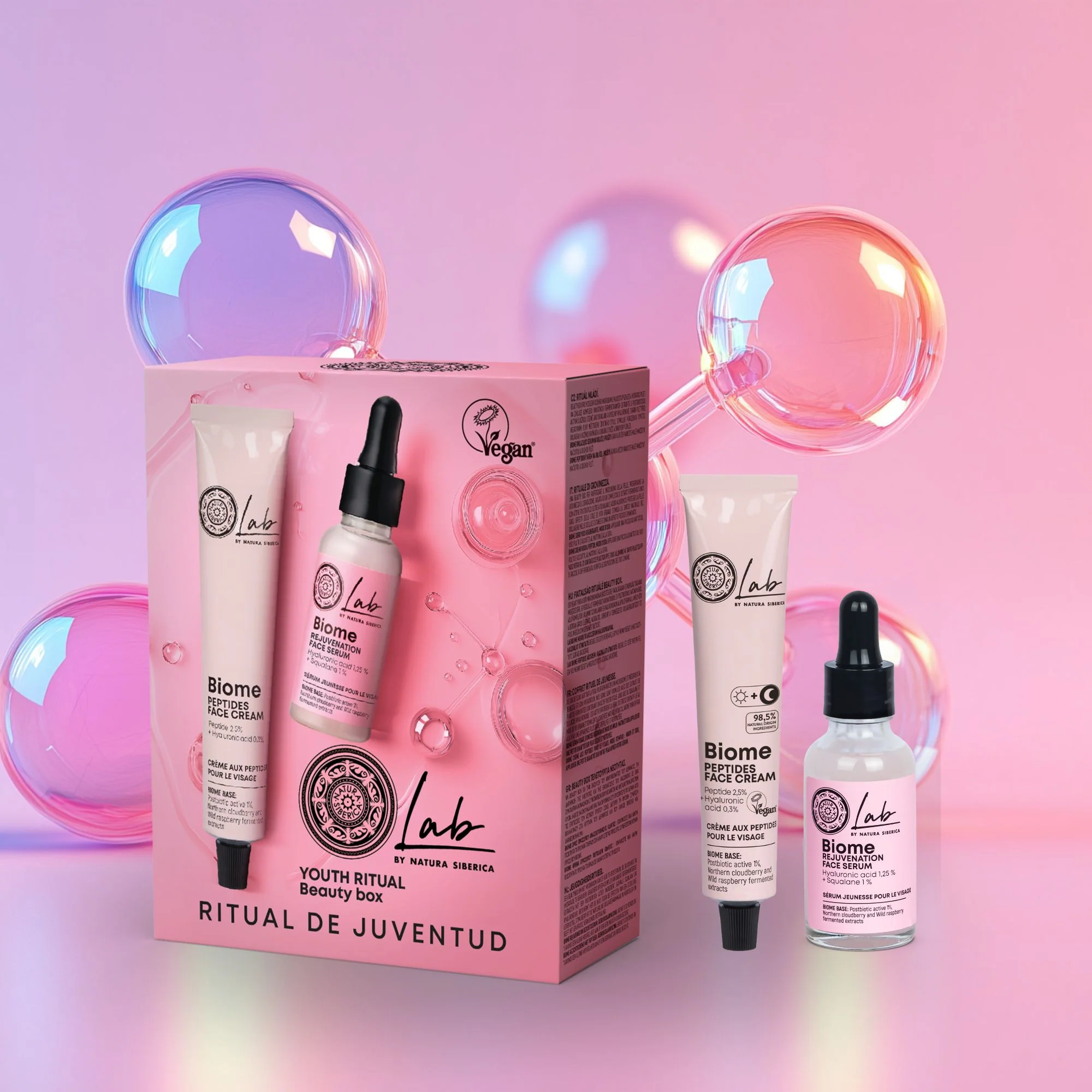 Natura Siberica Lab by NS Biome Youth Ritual Beauty Box. 50ml/30ml - Image 3