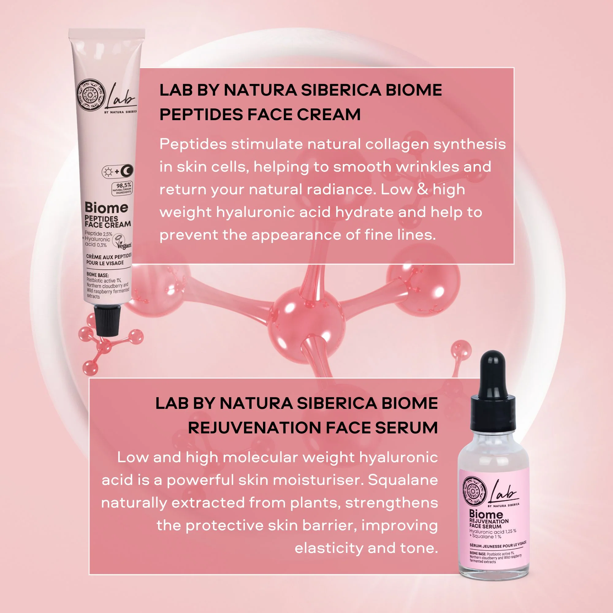 Natura Siberica Lab by NS Biome Youth Ritual Beauty Box. 50ml/30ml - Image 5