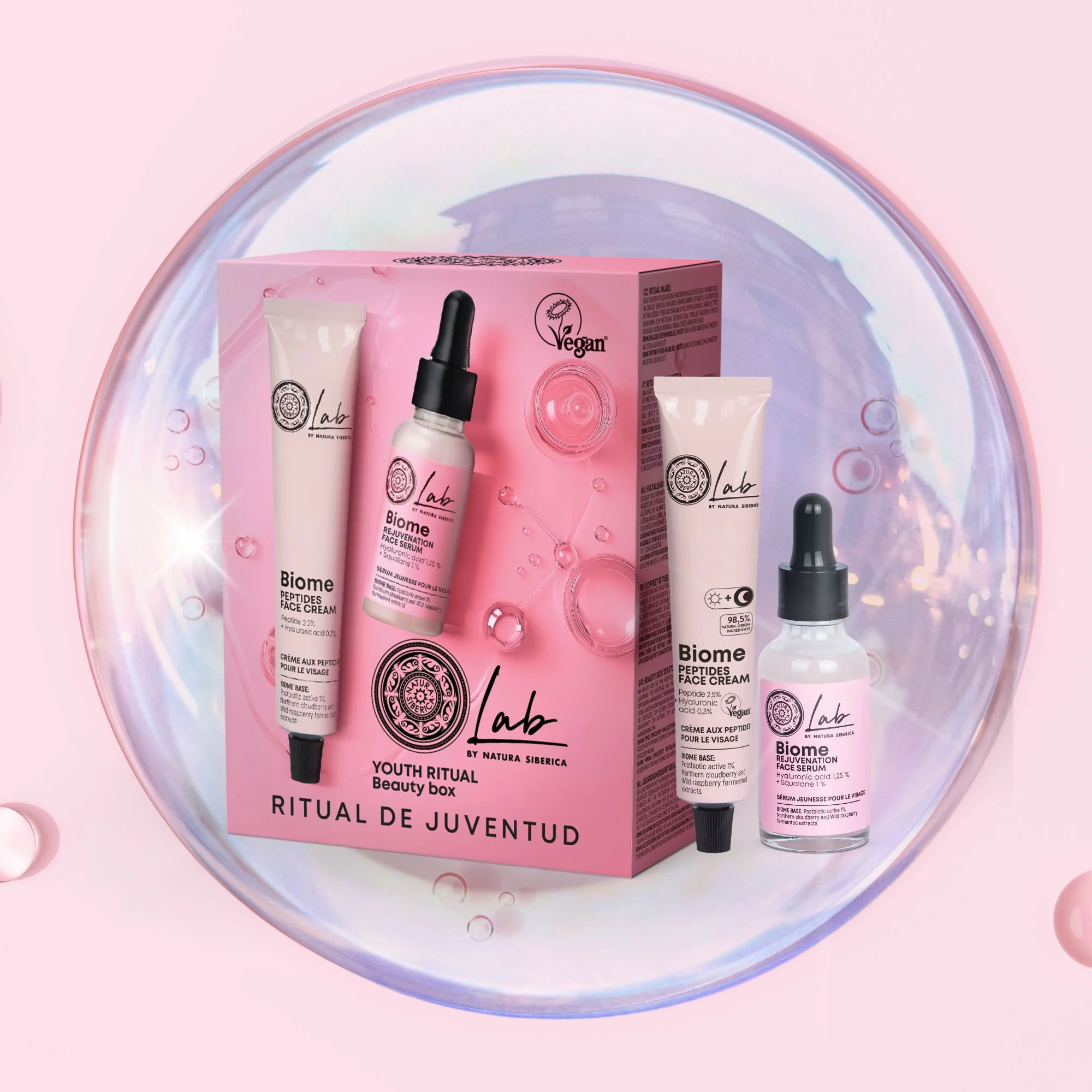 Natura Siberica Lab by NS Biome Youth Ritual Beauty Box. 50ml/30ml - Image 6