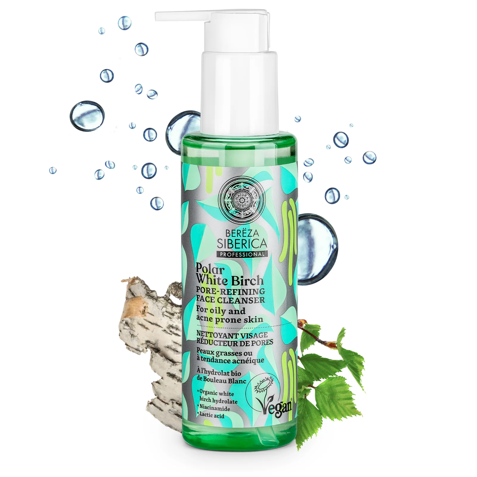 Polar White Birch Pore-Refining Face Cleanser, for oily & acne prone skin 145 ml - Image 3