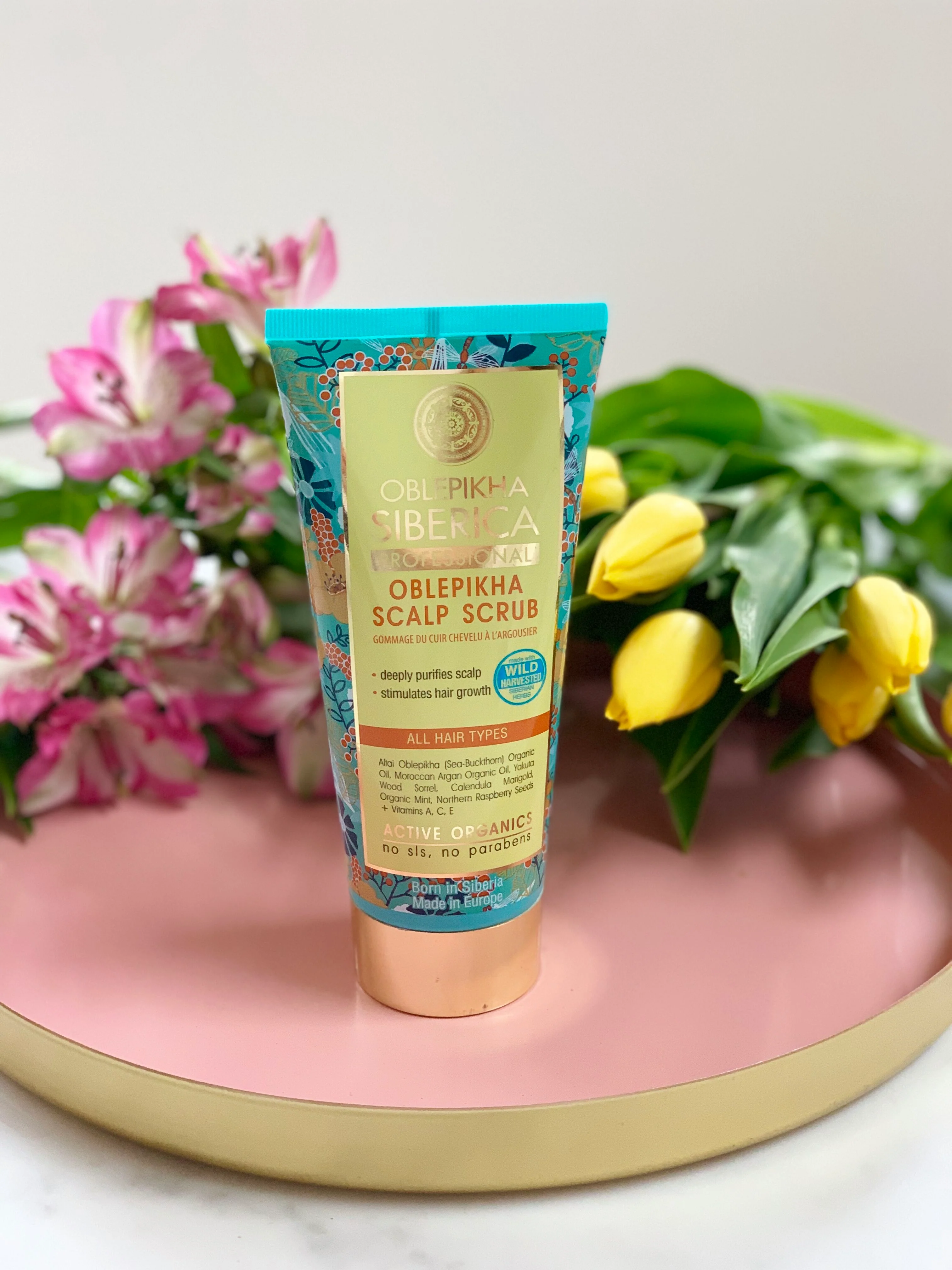 Scalp Scrub with Organic Oblepikha Hydrolate, 200 ml - Image 3